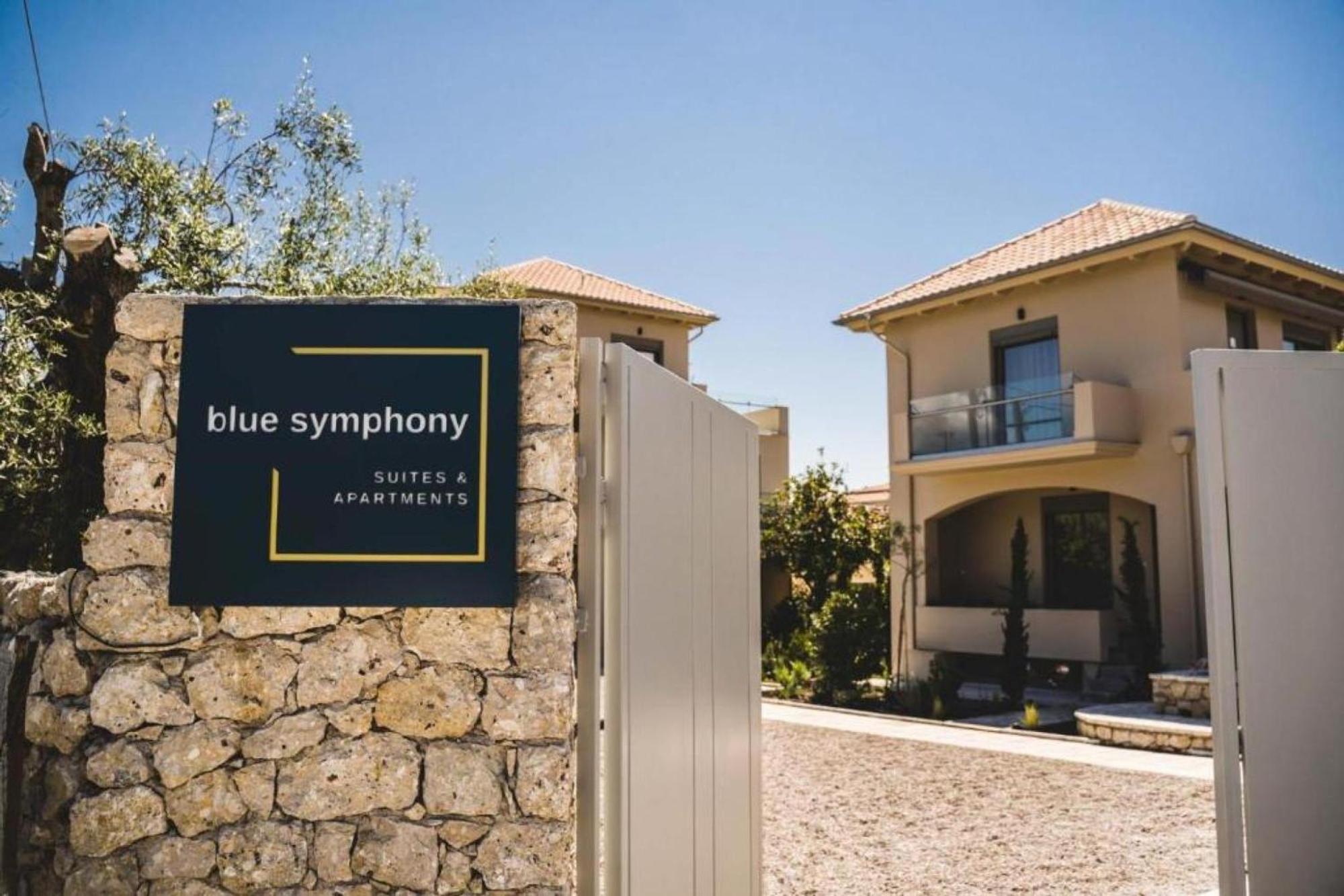 Blue Symphony Suites Apartments Nikiána Kültér fotó