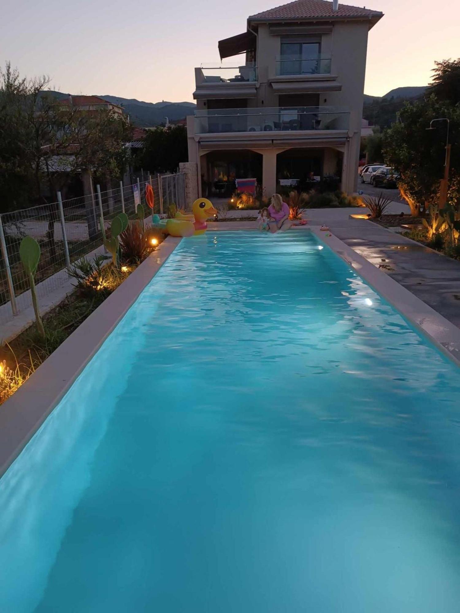 Blue Symphony Suites Apartments Nikiána Kültér fotó